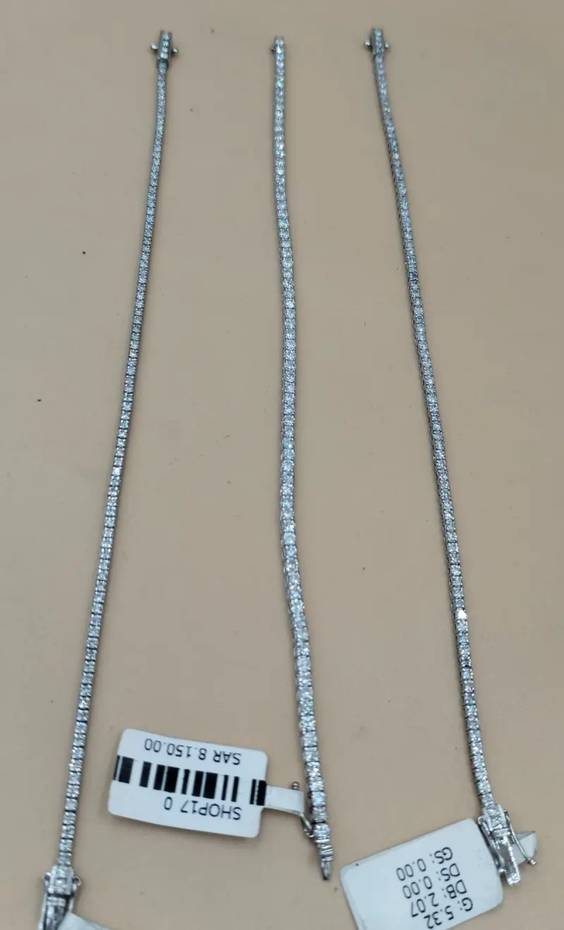 اساور الماس تنس لبس يومي